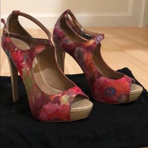 Flower Print Canvas Steve Madden Shoes